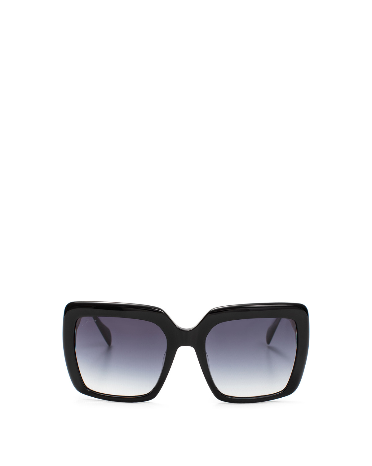 Black square acetate sunglasses