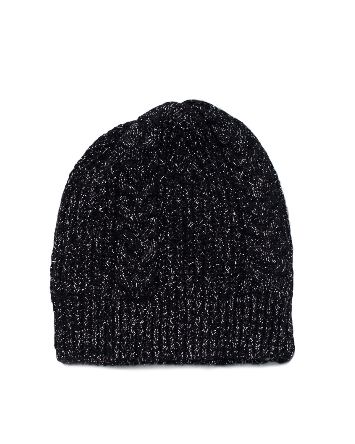 Black knit hat